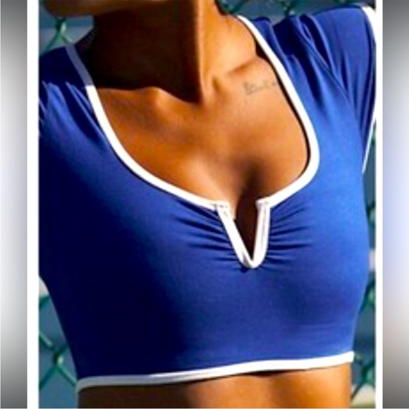 COPY - Free people Island time shorts and top set two pieces  small nwot - Picture 2 of 6